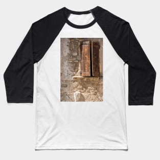 Brown shutters. Baseball T-Shirt